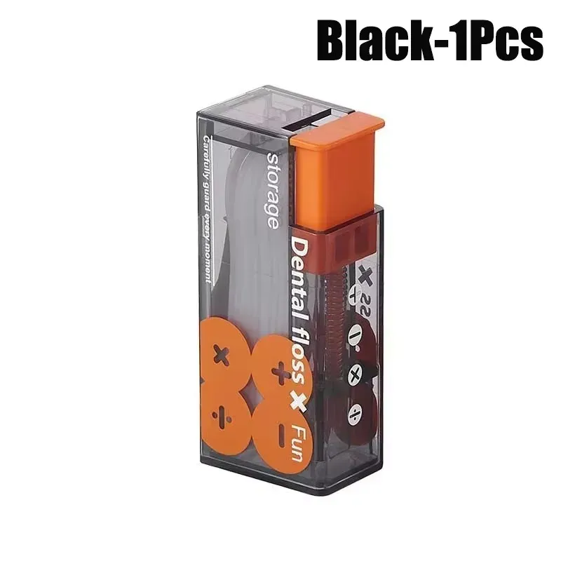 Distributeur portable de fil dentaire à éjection automatique, lot de 10 pièces 7
