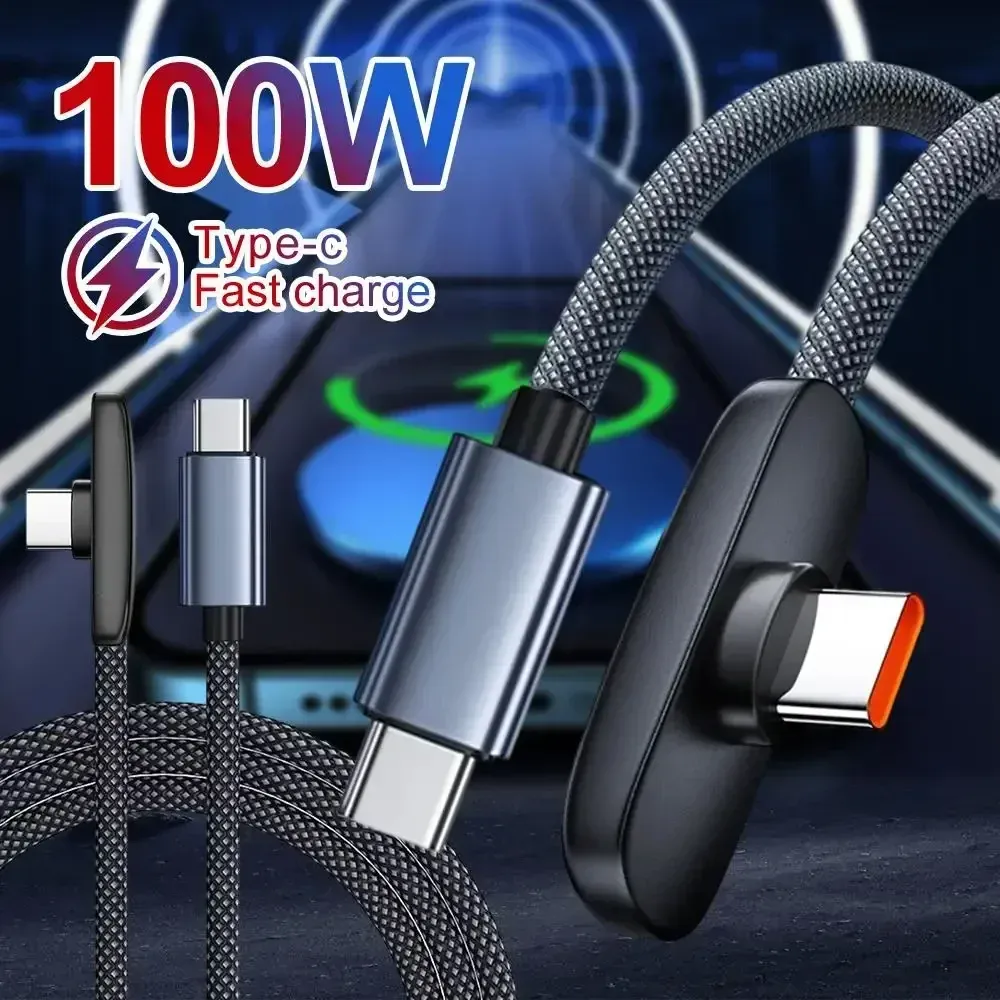 Câble USB-C à angle droit, vue d'ensemble