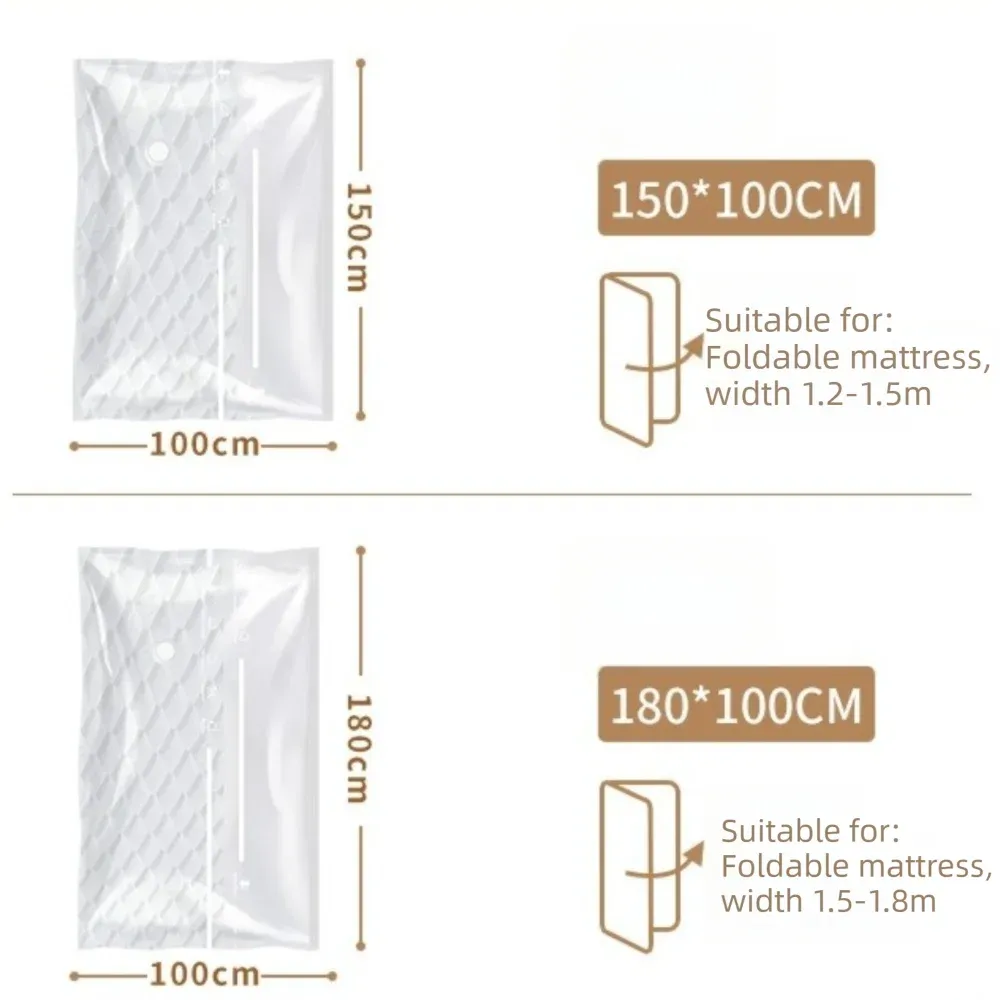 Sac de compression sous vide en situation d'utilisation