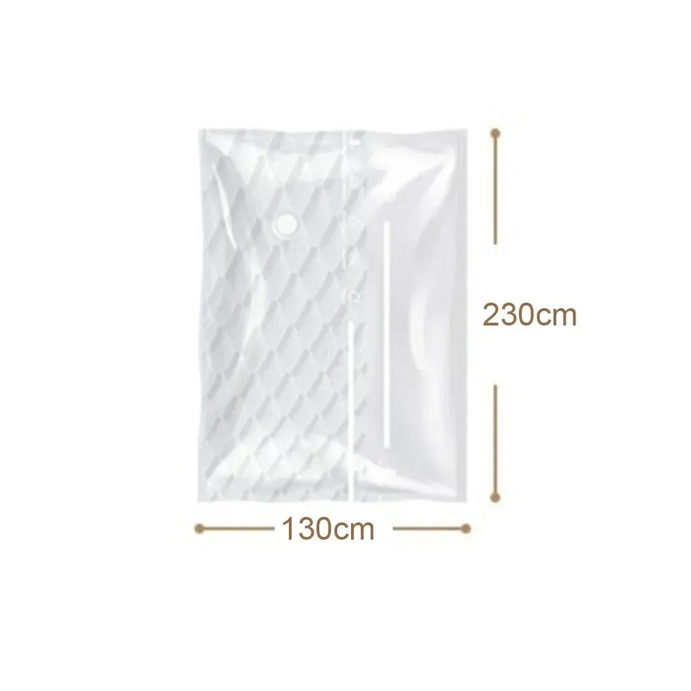 Sacs de rangement sous vide réutilisables en plastique, gain de place, grande capacité 8