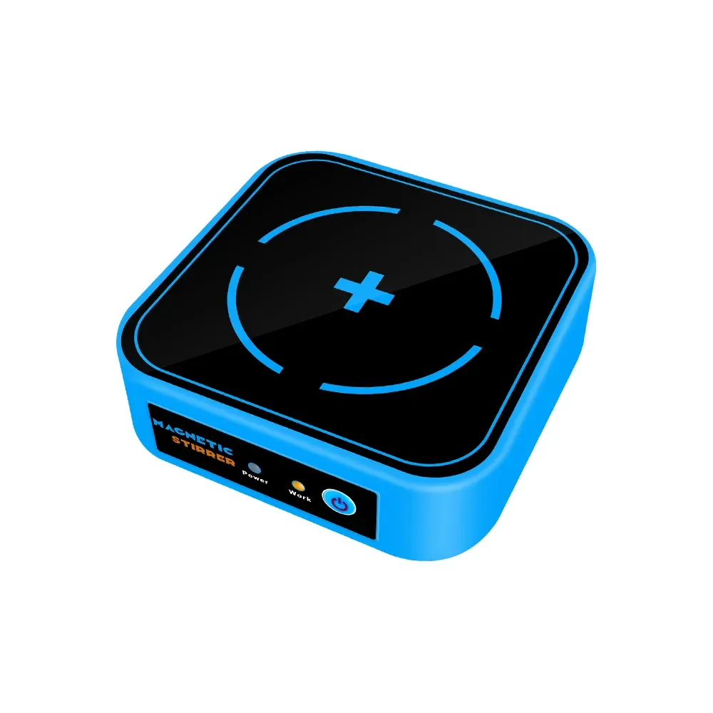 Mini agitateur magnétique, 3000 tr/min, batterie Li-ion 1200 mAh avec 2 barreaux d'agitation - Image 1