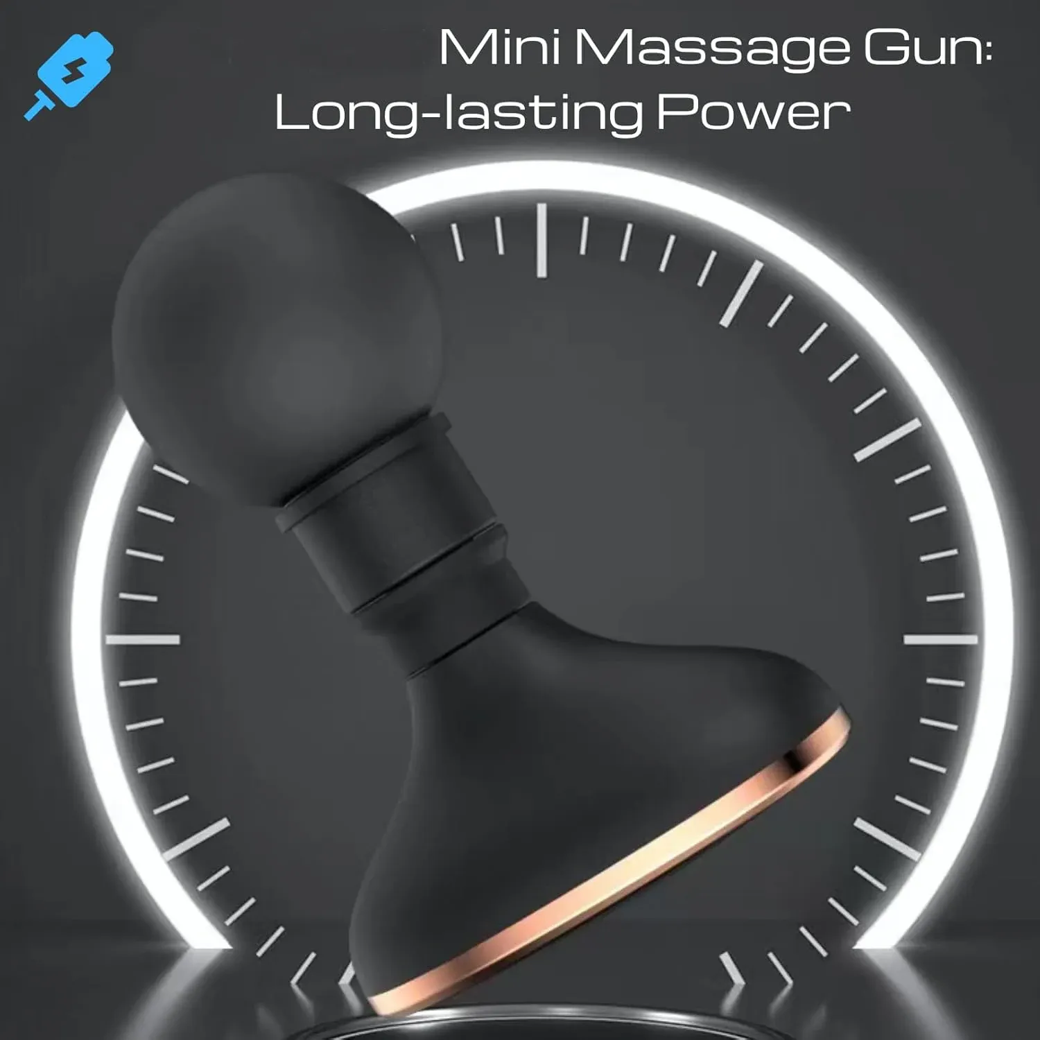 Mini masseur électrique de poche à vibrations : pistolet de massage pour la nuque, le dos et la taille 4