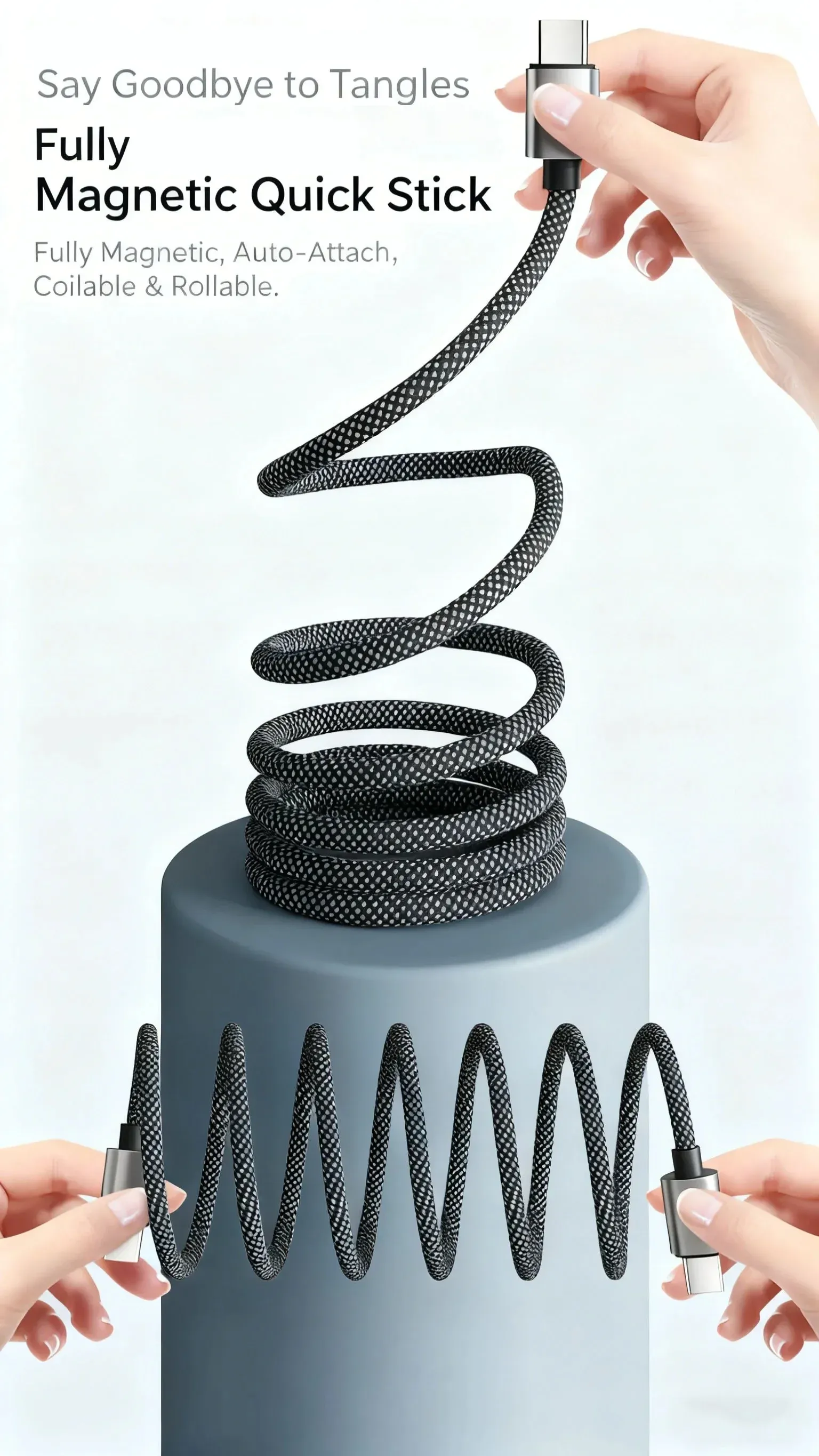 Câble magnétique USB-C, mise en situation
