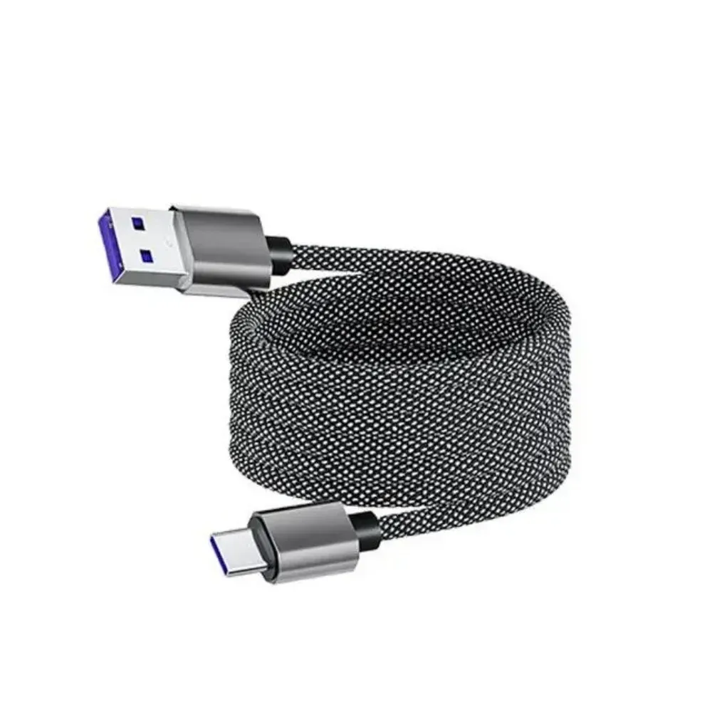 Câble de charge rapide magnétique 100 W USB-C vers USB-C, compatible iPhone 15, 16, 17, Samsung, Xiaomi et MacBook 7
