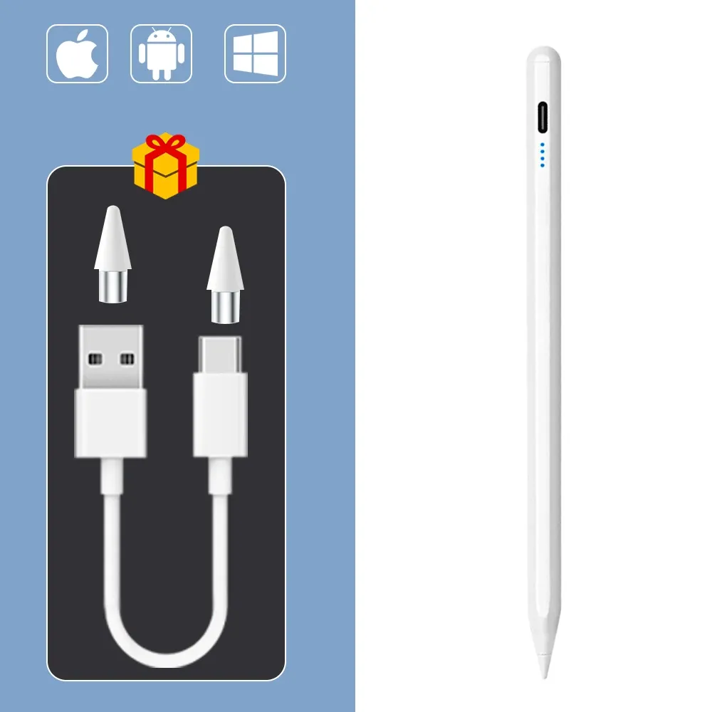 Stylet universel pour tablettes Android, iOS et Windows à fixation magnétique, compatible Huawei, Xiaomi et Samsung 11