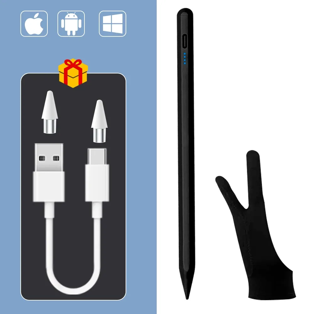 Stylet universel pour tablettes Android, iOS et Windows à fixation magnétique, compatible Huawei, Xiaomi et Samsung 8
