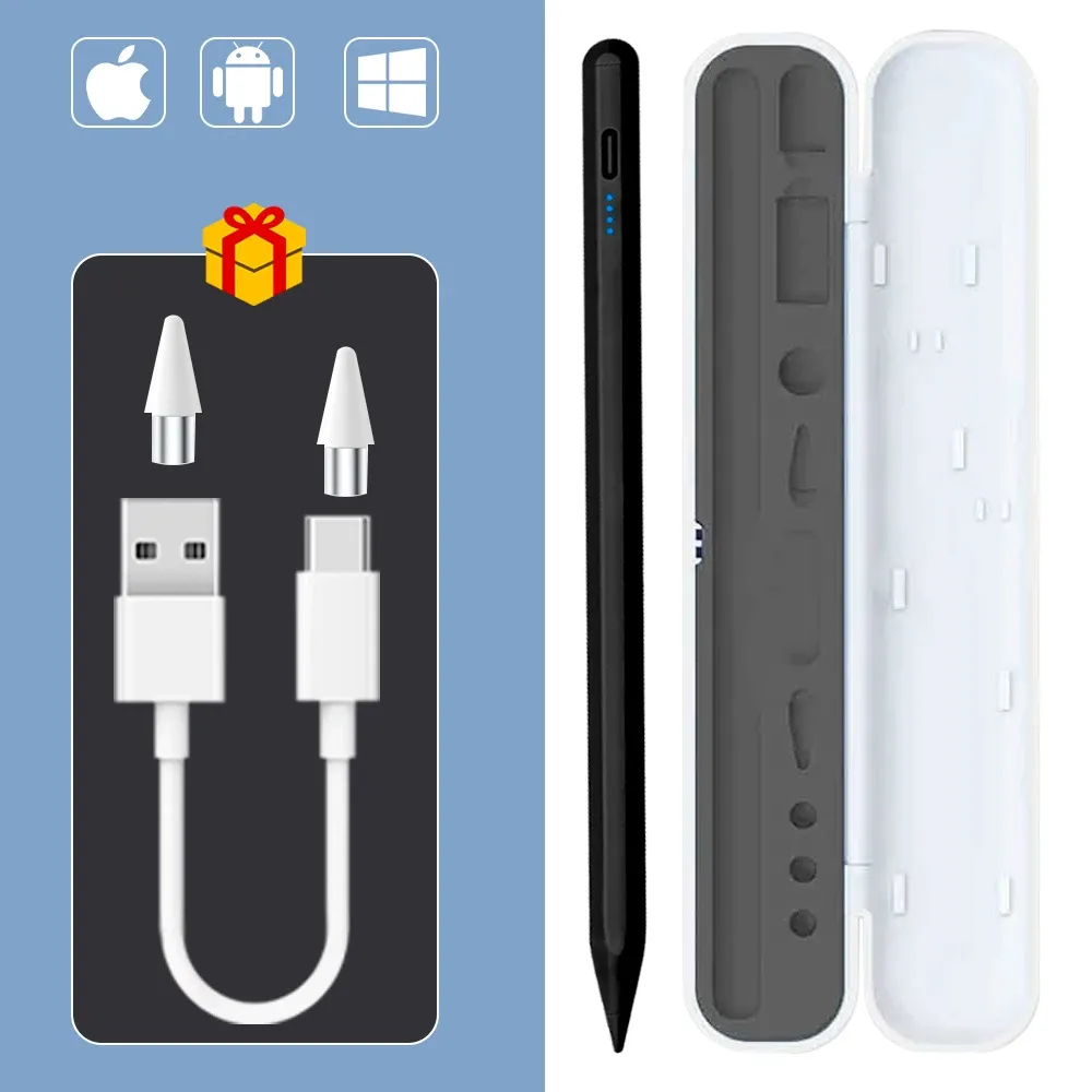 Stylet universel pour tablettes Android, iOS et Windows à fixation magnétique, compatible Huawei, Xiaomi et Samsung 7