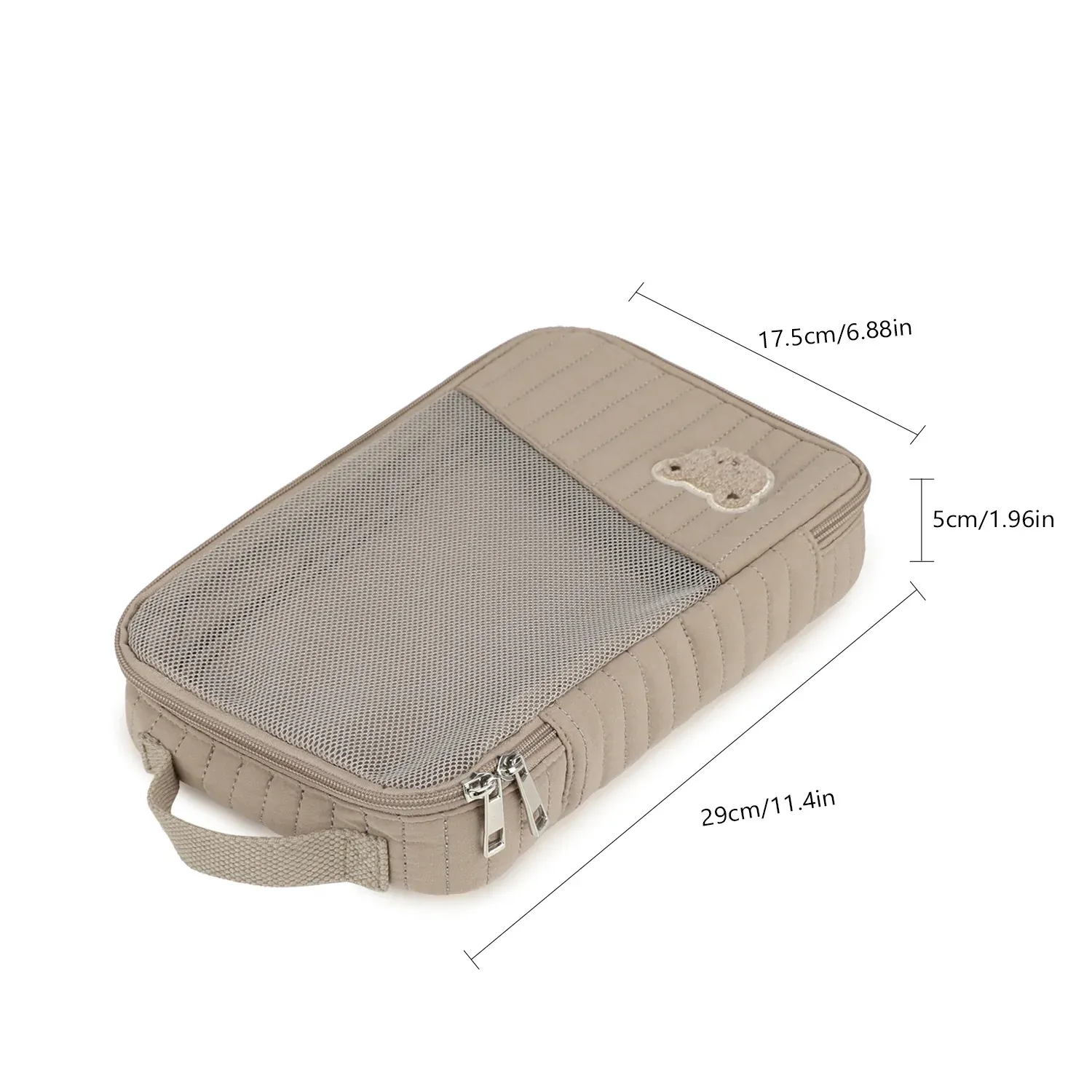 Sac à langer présenté sous plusieurs angles
