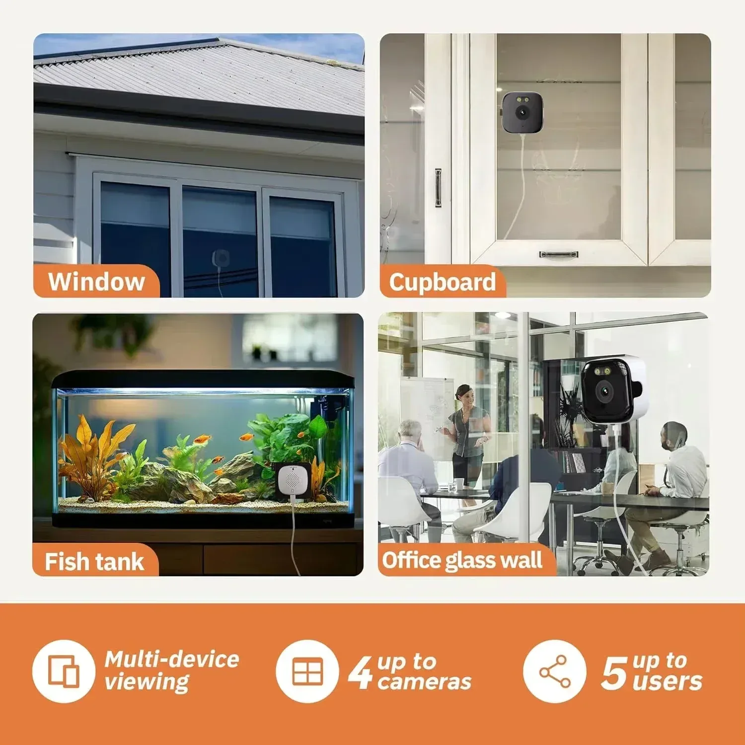 Caméra installée dans un intérieur