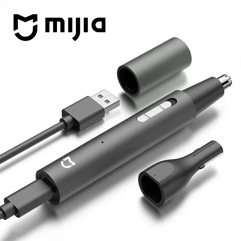 Tondeuse électrique Mijia 3 en 1 pour homme : nez, oreilles, barbe, pattes et sourcils – Indolore, rechargeable 2