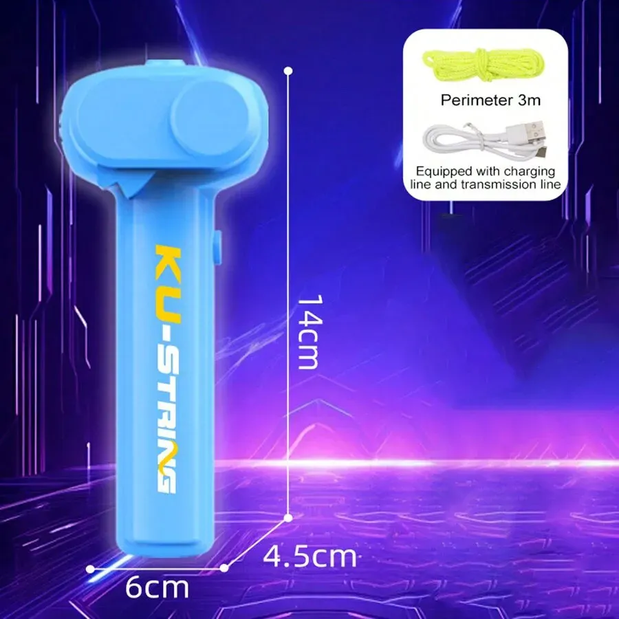 Jouet lance-corde lumineux : corde volante pour les tours et les jeux, idéal pour les fêtes et festivals en plein air 10