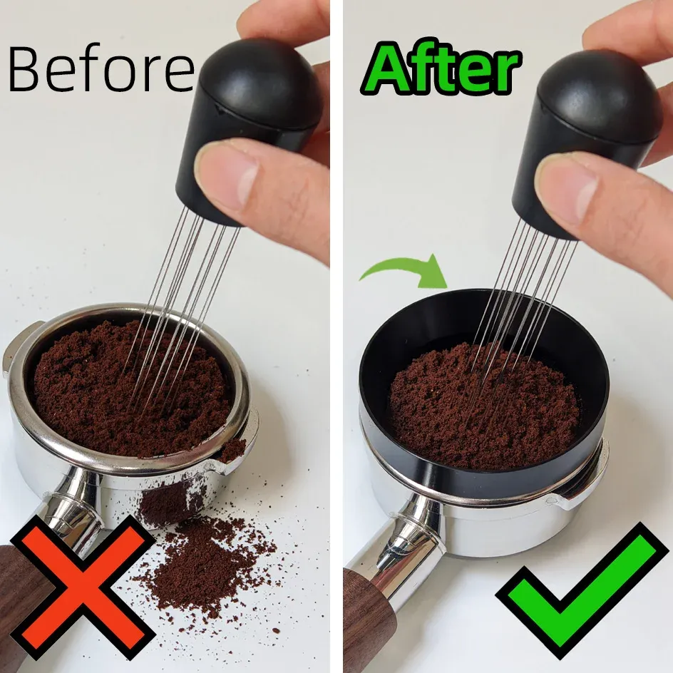 Agitateur WDT pour expresso à aiguilles en acier inoxydable 6