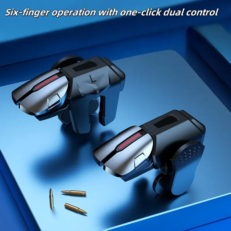 Manette de jeu mobile G21 rétractable avec boutons mécaniques et gâchettes auxiliaires - Image 1