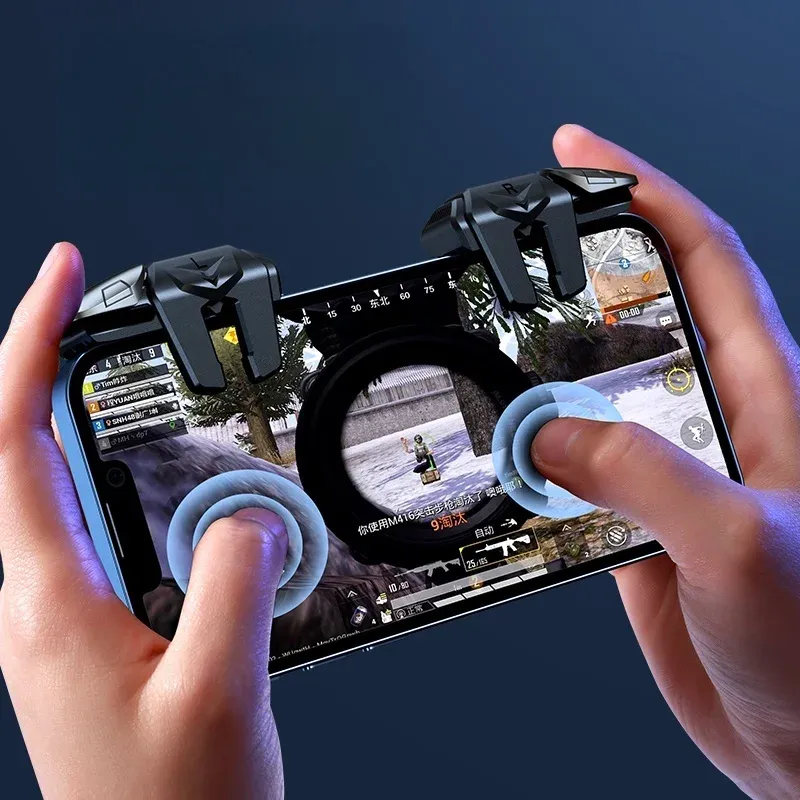 Manette de jeu mobile G21 rétractable avec boutons mécaniques et gâchettes auxiliaires 5