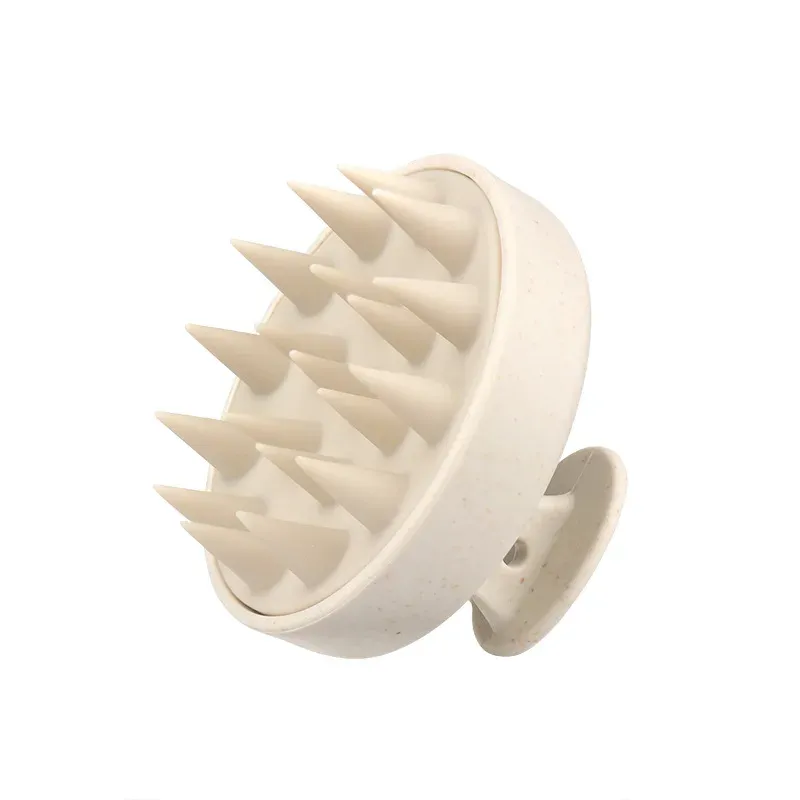 Brosse en silicone pour massage du cuir chevelu, peigne pour racines, anti-démangeaisons, nettoyage du cuir chevelu, brosse de bain pour le corps 11