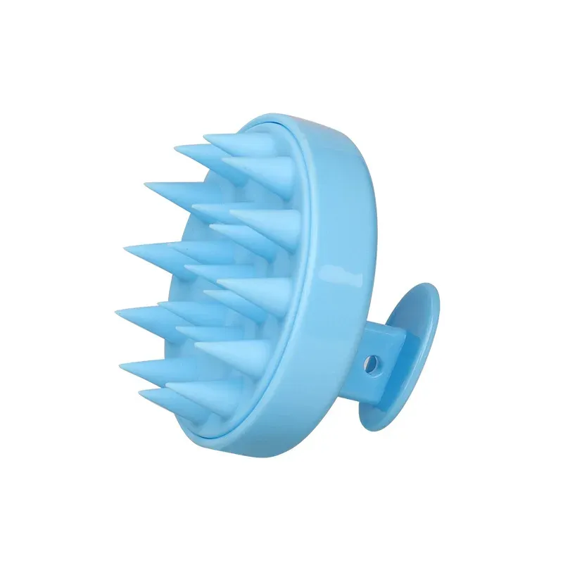 Brosse en silicone pour massage du cuir chevelu, peigne pour racines, anti-démangeaisons, nettoyage du cuir chevelu, brosse de bain pour le corps 10
