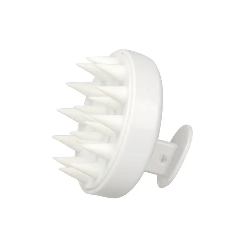 Brosse en silicone pour massage du cuir chevelu, peigne pour racines, anti-démangeaisons, nettoyage du cuir chevelu, brosse de bain pour le corps 7