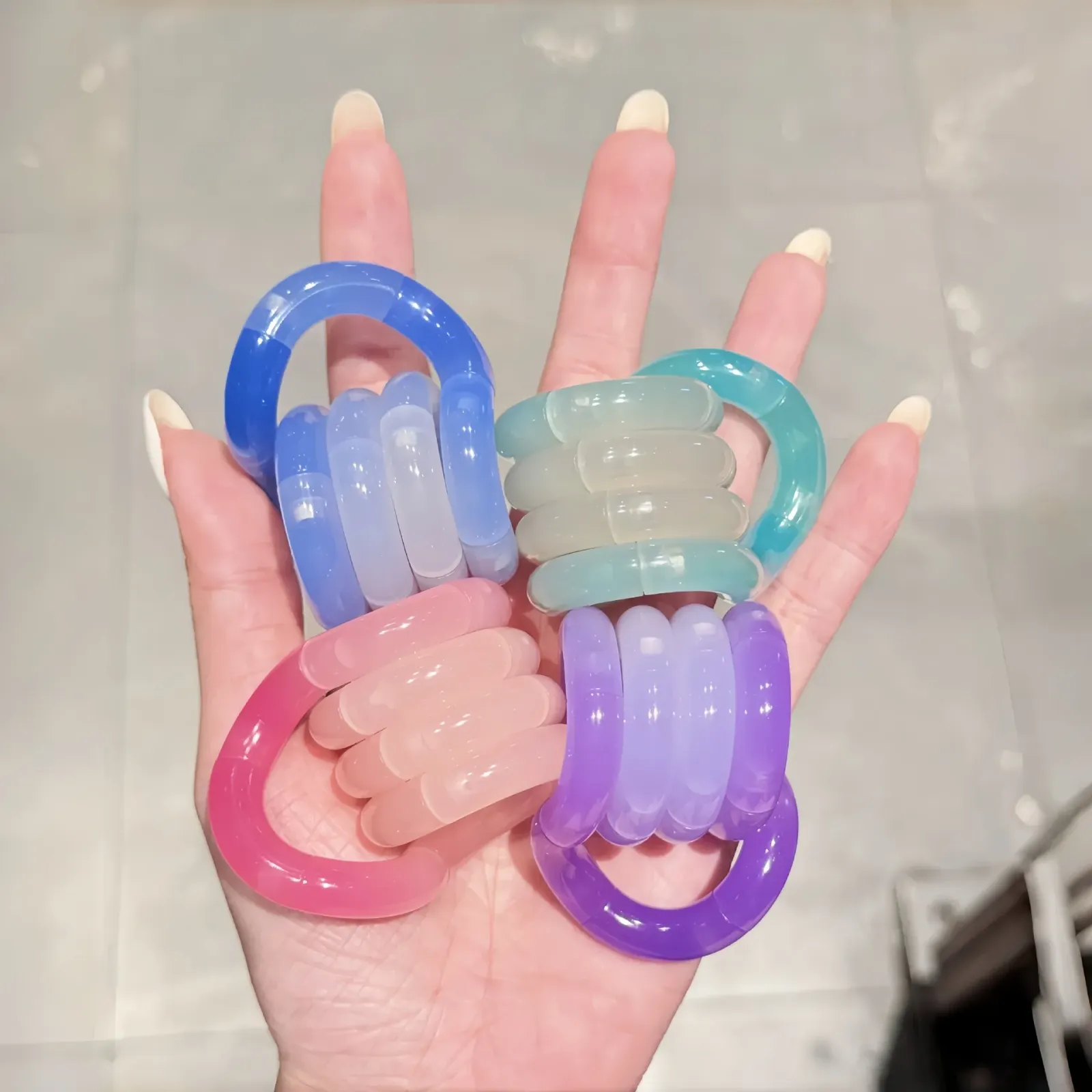 Corde déformable anti-stress, vue détaillée