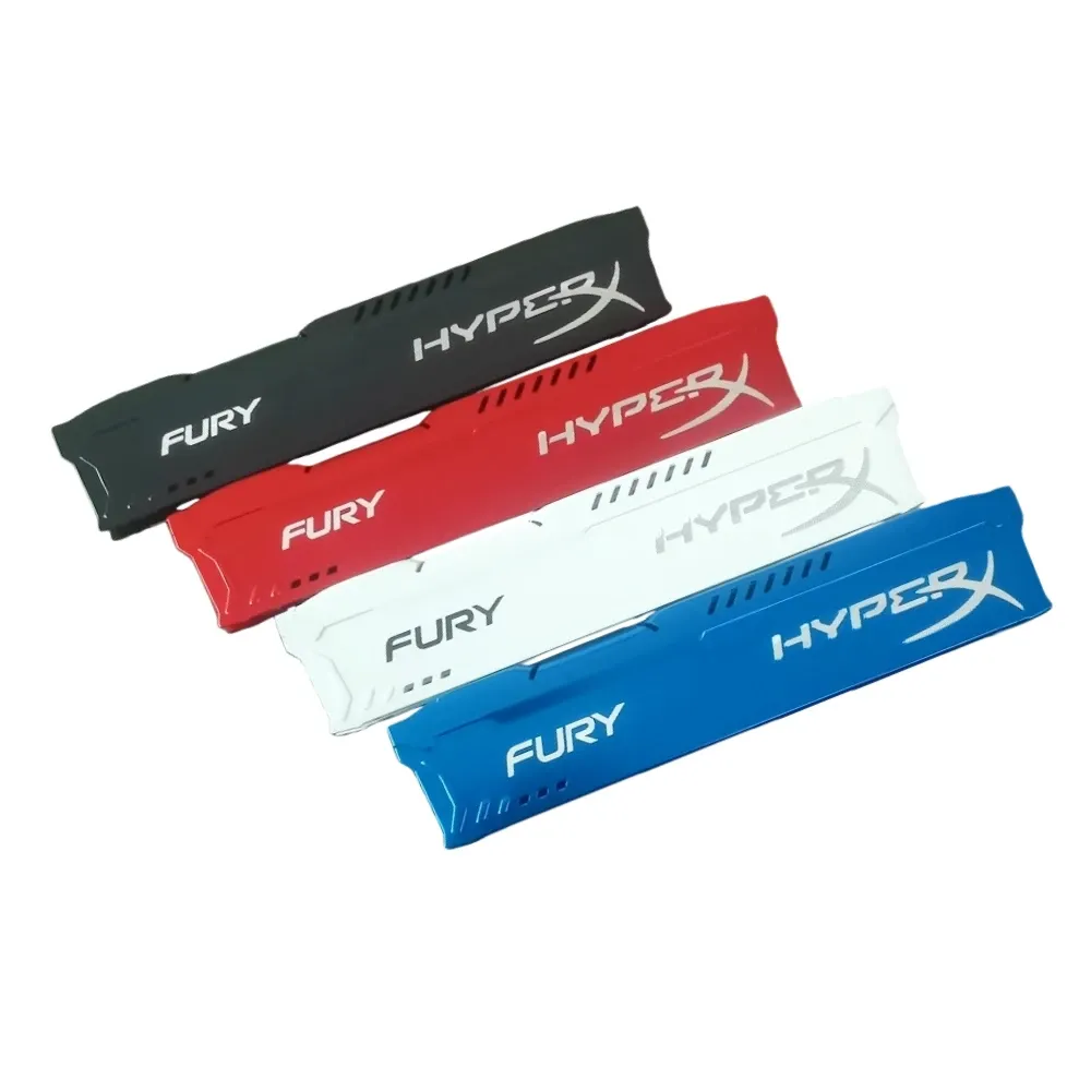TISHRIC Dissipateur thermique en alliage d'aluminium pour barrettes mémoire de bureau DDR2, DDR3, DDR4 et DDR5, avec coussin thermique 1