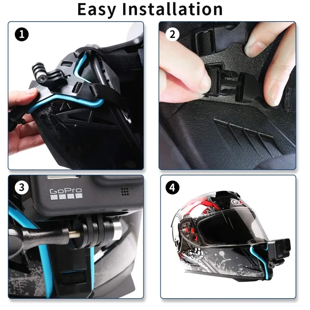 Support de menton pour casque, vue rapprochée