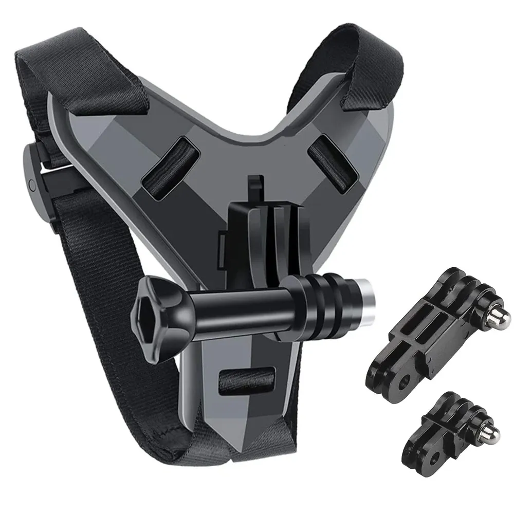 Sangle de menton pour casque de moto, compatible GoPro Hero 5, 7, 8, 9, 11 et SJCAM 7