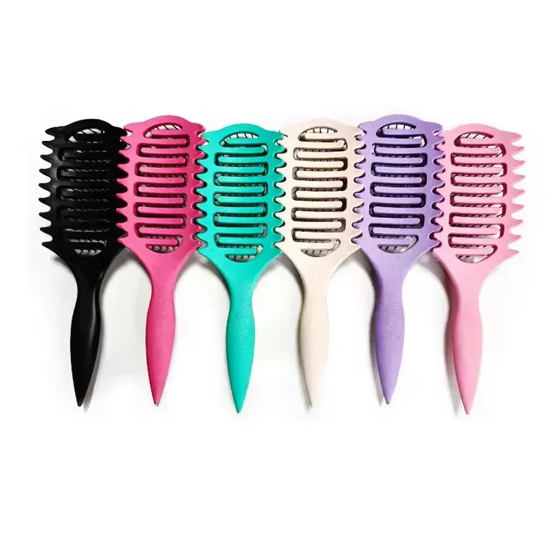 Brosse Démêlante Creuse pour Cheveux Bouclés Humides, Définition de Boucles 3