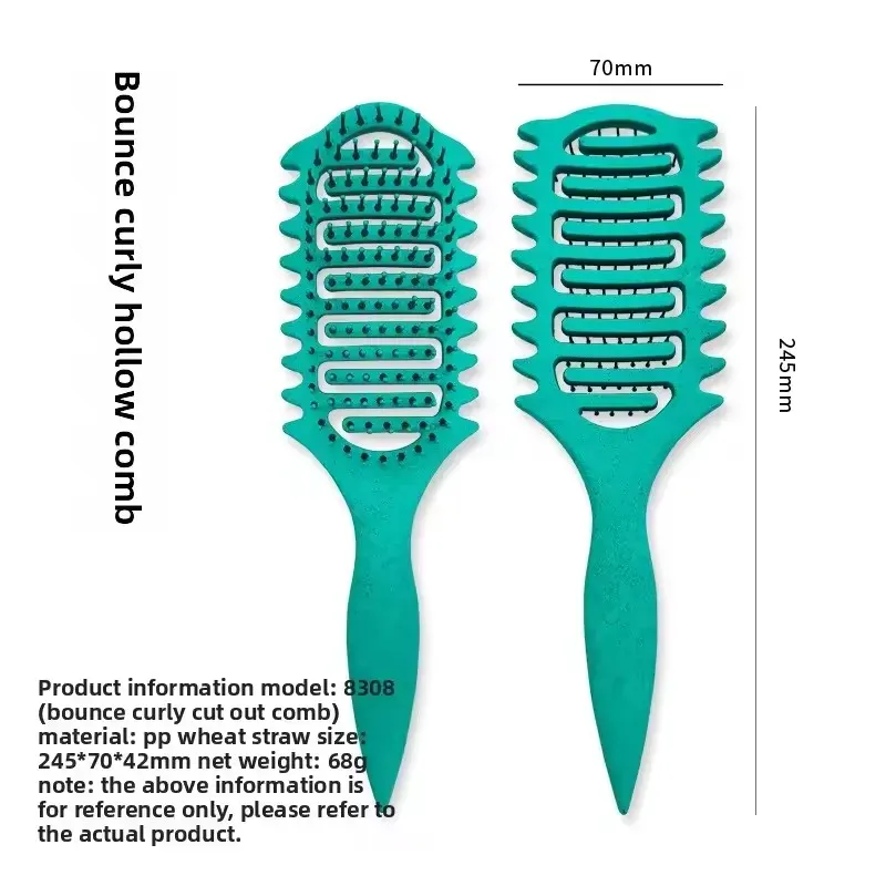 Brosse Démêlante Creuse pour Cheveux Bouclés Humides, Définition de Boucles 5