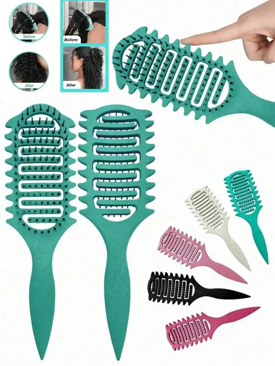 Résultat de coiffage avec brosse définissante