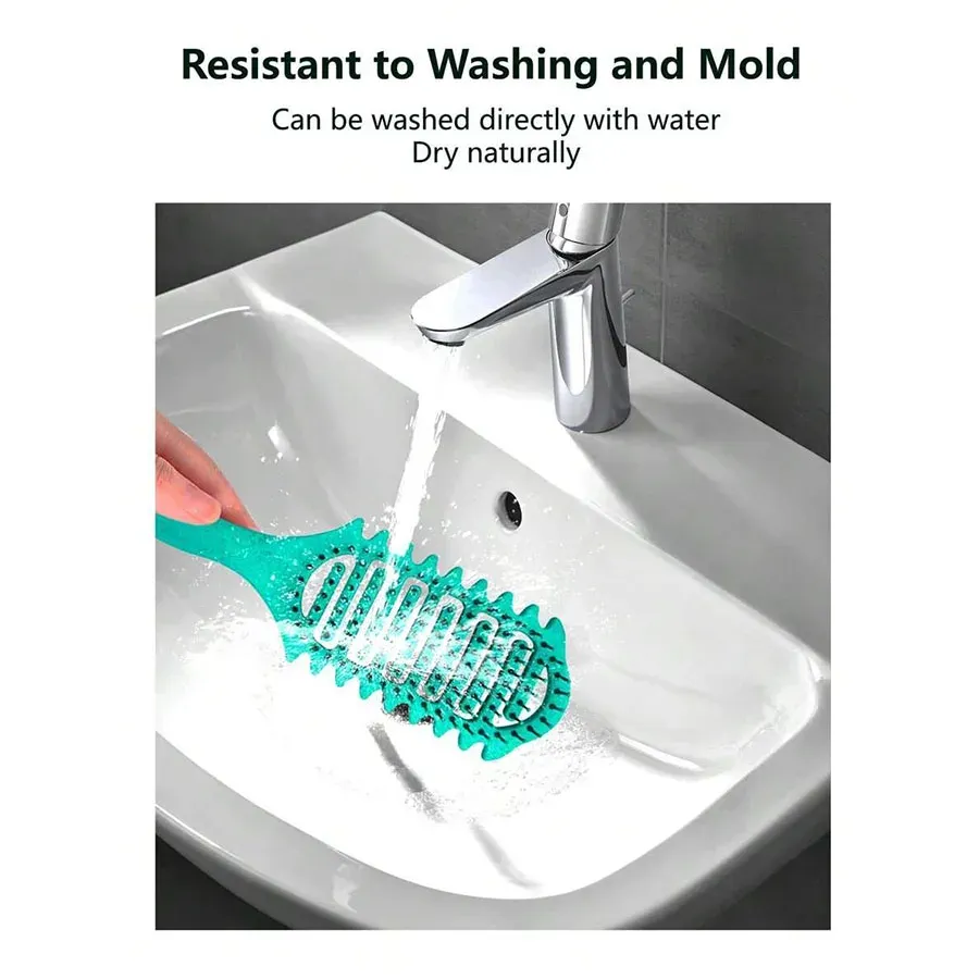 Dents de la brosse démêlante aux bords travaillés