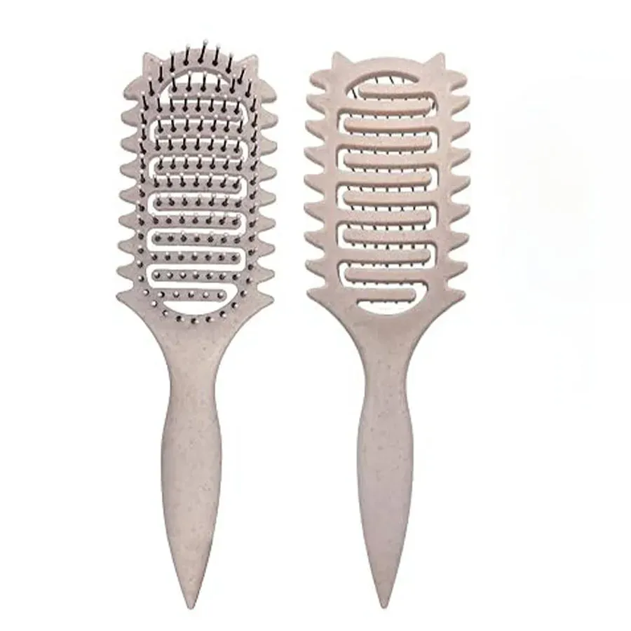 Brosse Démêlante Creuse pour Cheveux Bouclés Humides, Définition de Boucles 10