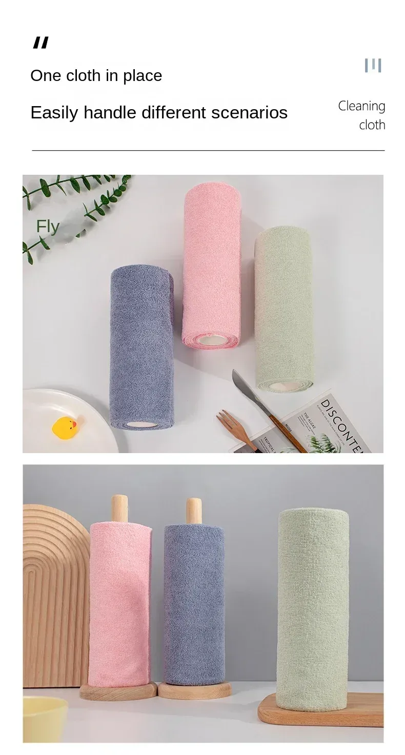 Lingette de nettoyage réutilisable en microfibre, utilisation quotidienne