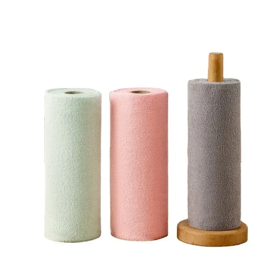 Lingette de nettoyage réutilisable en microfibre, présentation finale