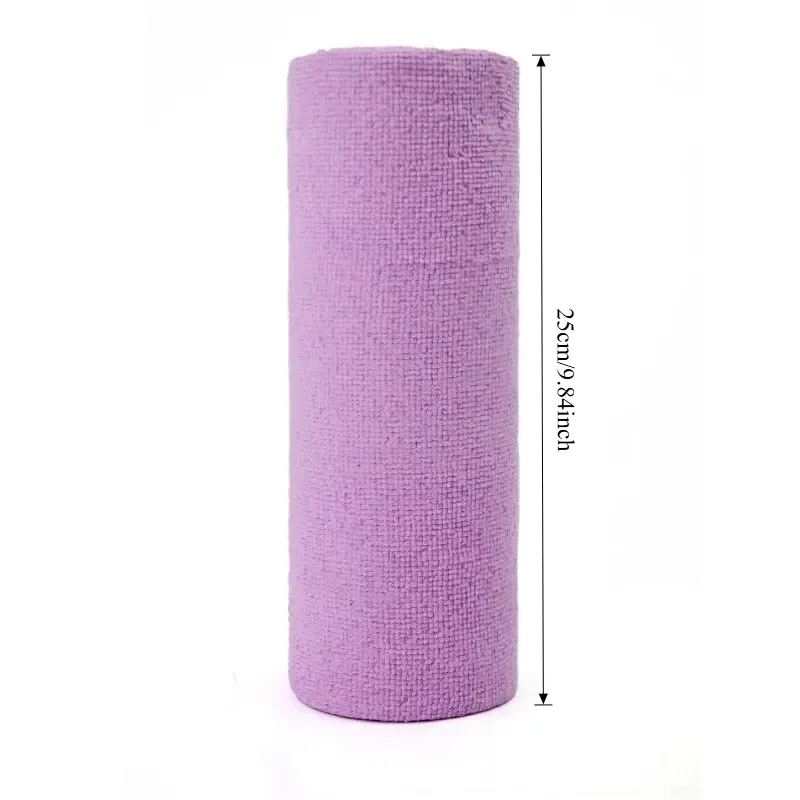 Lingette de nettoyage réutilisable en microfibre – Rouleau de 20 feuilles, alternative aux essuie-tout 14