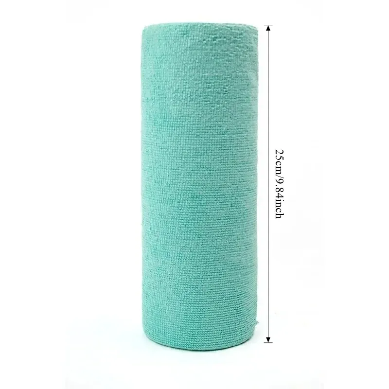 Lingette de nettoyage réutilisable en microfibre – Rouleau de 20 feuilles, alternative aux essuie-tout 16