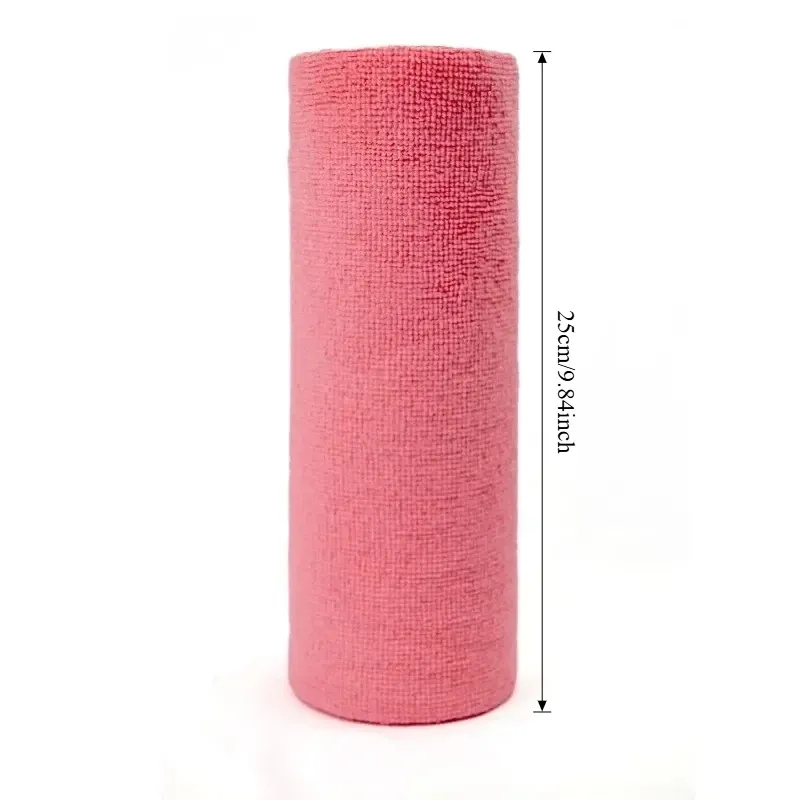Lingette de nettoyage réutilisable en microfibre – Rouleau de 20 feuilles, alternative aux essuie-tout 15