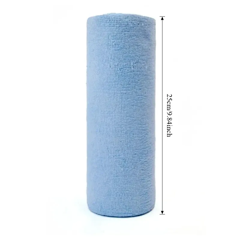 Lingette de nettoyage réutilisable en microfibre – Rouleau de 20 feuilles, alternative aux essuie-tout 17