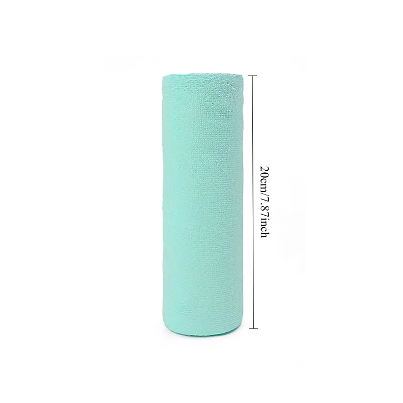 Lingette de nettoyage réutilisable en microfibre – Rouleau de 20 feuilles, alternative aux essuie-tout 18