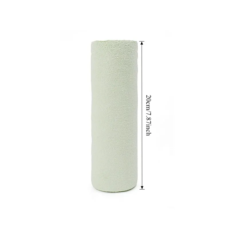 Lingette de nettoyage réutilisable en microfibre – Rouleau de 20 feuilles, alternative aux essuie-tout 12
