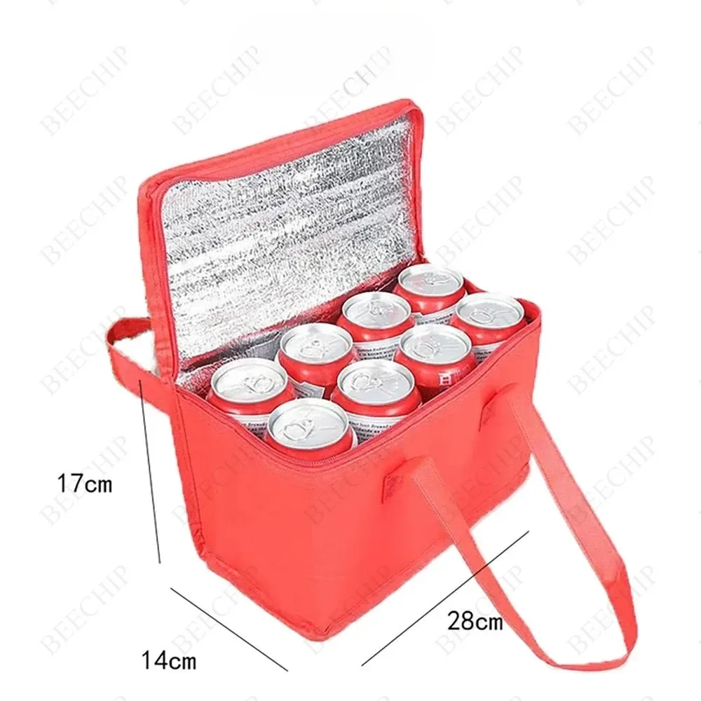 Sac isotherme portable et pliable pour pique-nique et transport de boissons 7