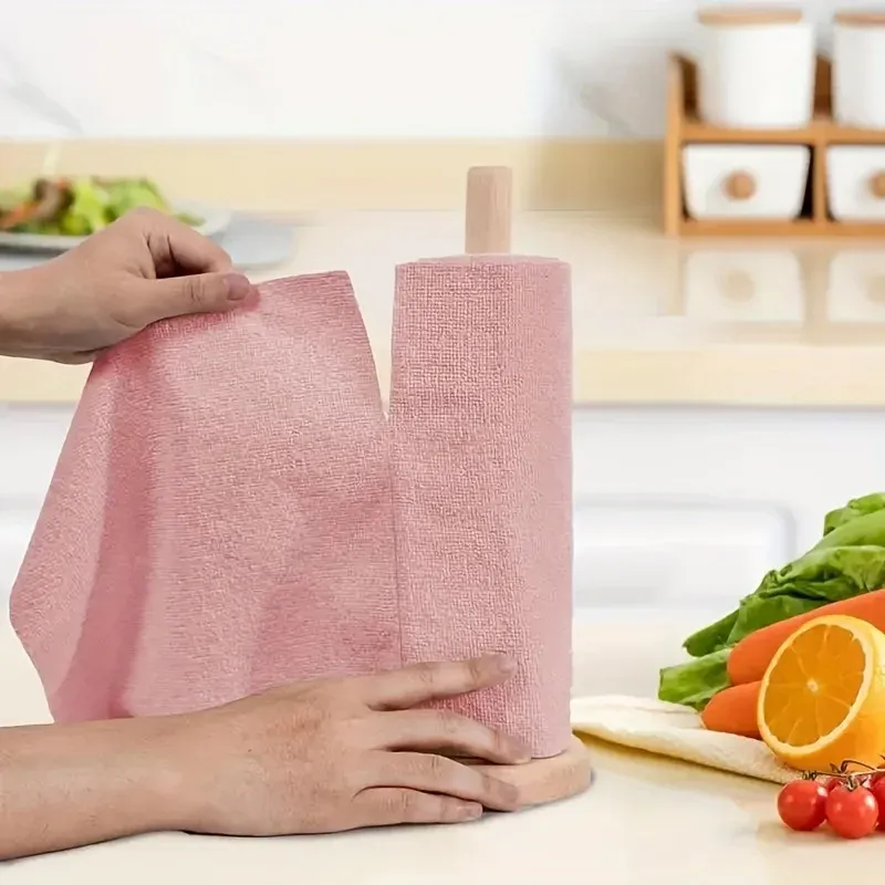 Détail de la texture des chiffons en microfibre