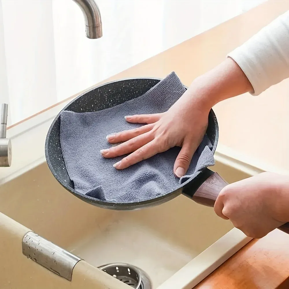 Chiffons en microfibre, finition soignée