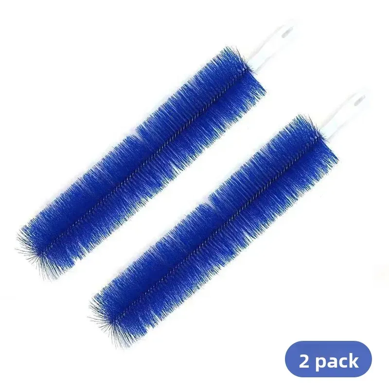 Brosse de nettoyage pour ventilateur de plafond à long manche et poils doux, pour grilles d'aération et meubles 7