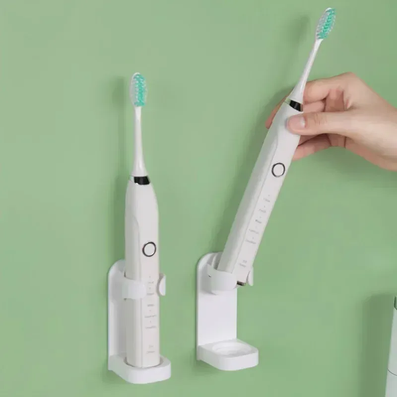 Support mural pour brosse à dents électrique et rasoir, étagère de rangement pour salle de bain 5
