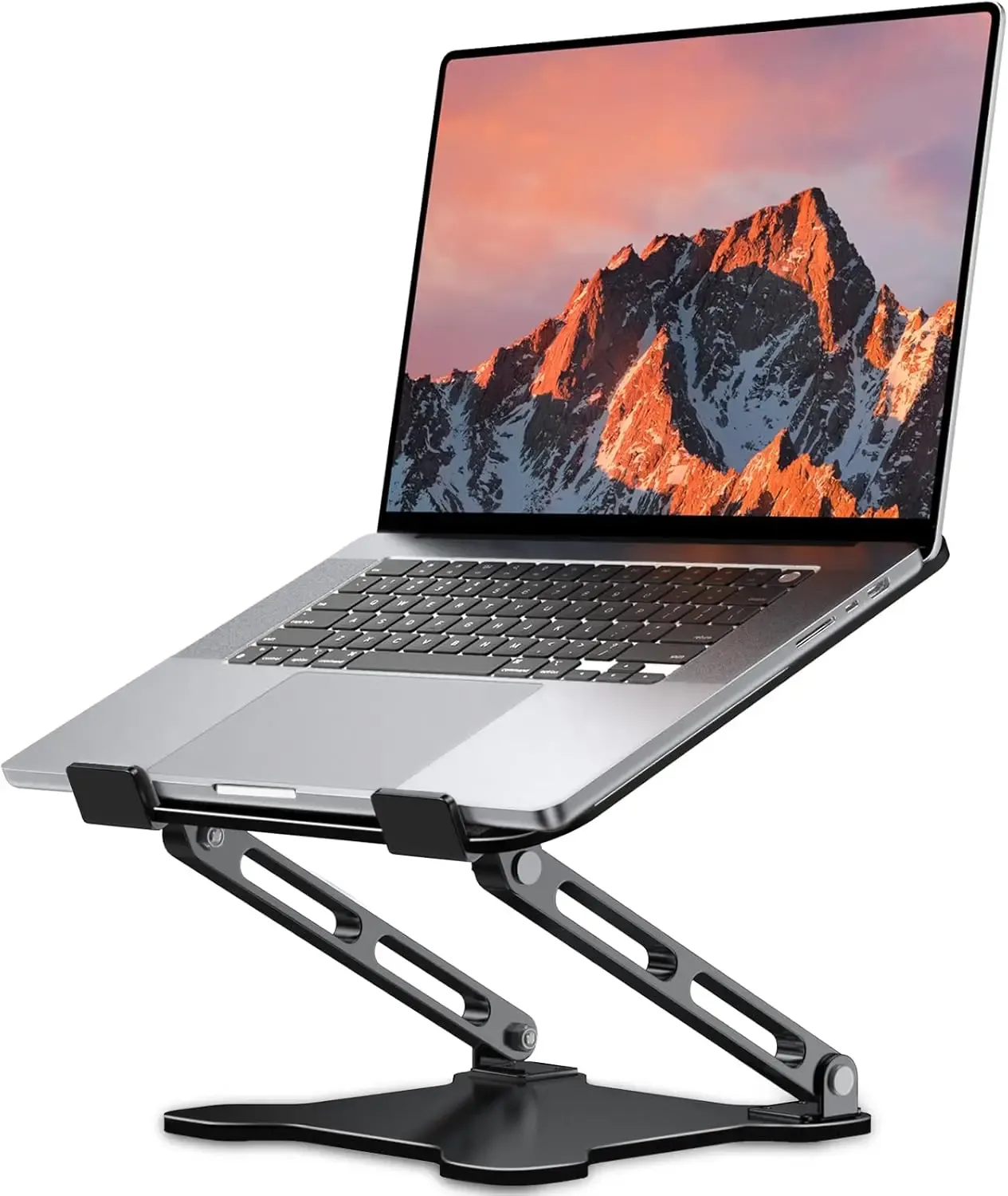 Support de tablette en alliage d'aluminium, détail du design