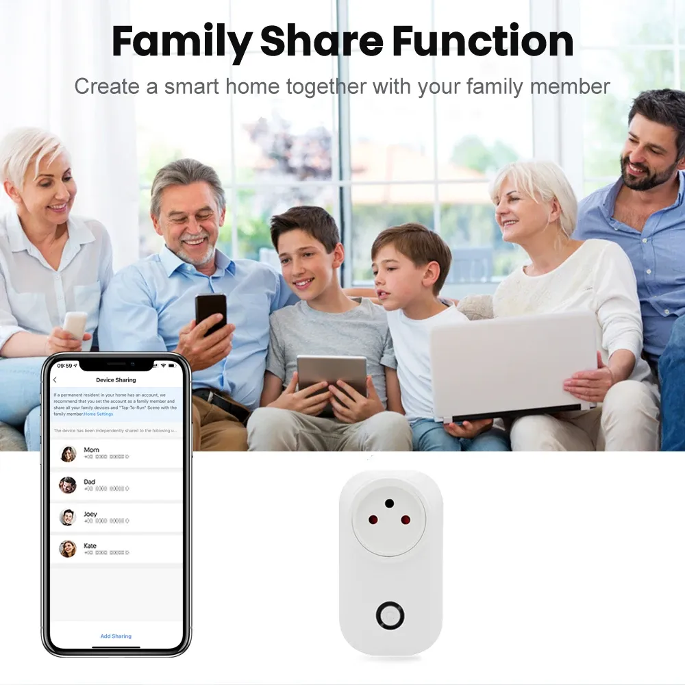 Prise intelligente Tuya et application mobile
