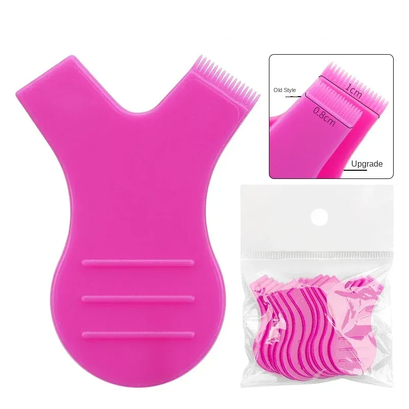 Lot de 10 brosses à cils réutilisables en plastique en forme de Y, pour extension et permanente de cils - Image 1