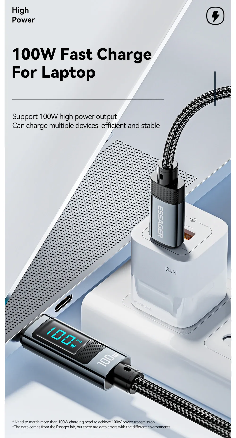 Détail du connecteur USB-C