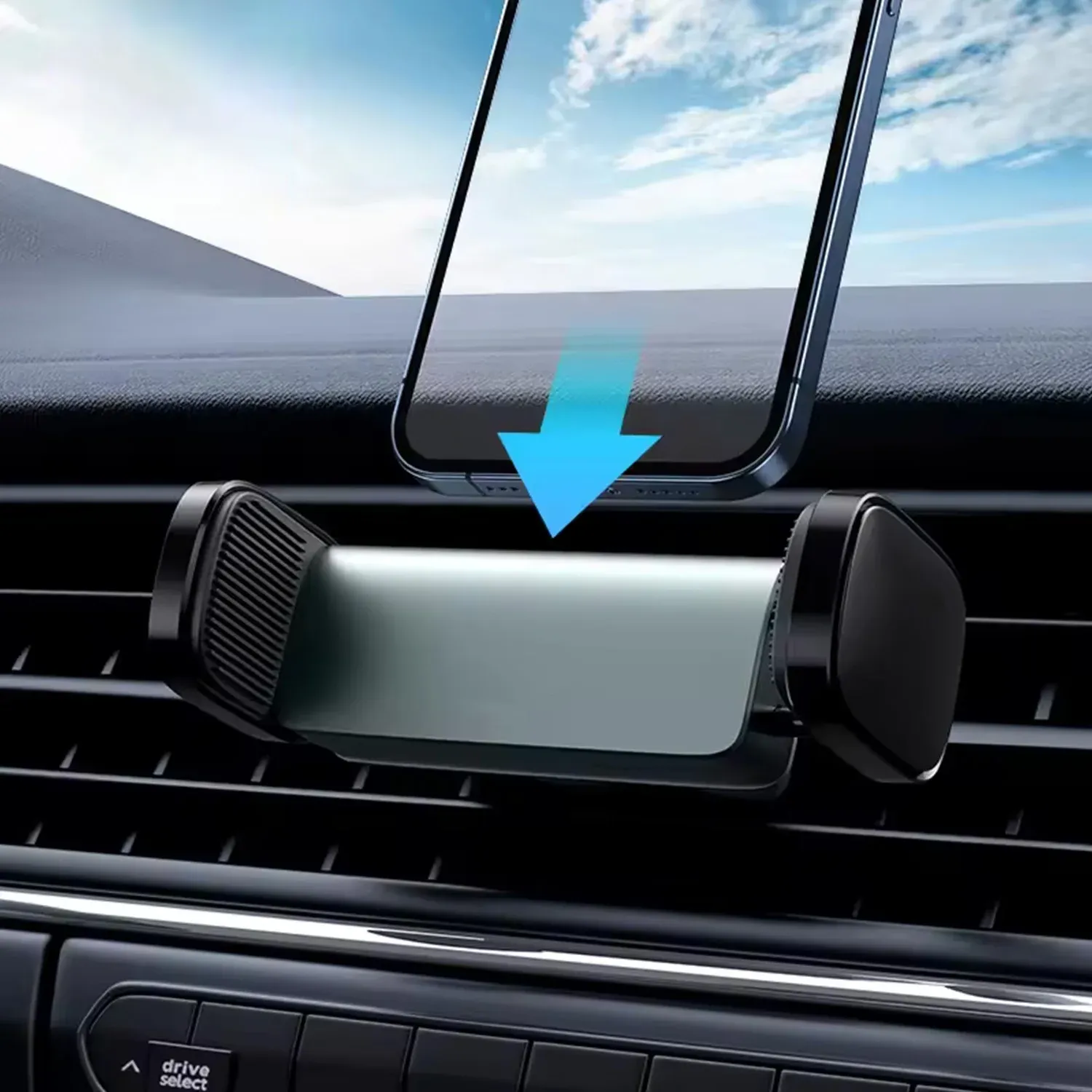 Support Téléphone Voiture Universel 2026 pour Grille d'Aération - Image 1