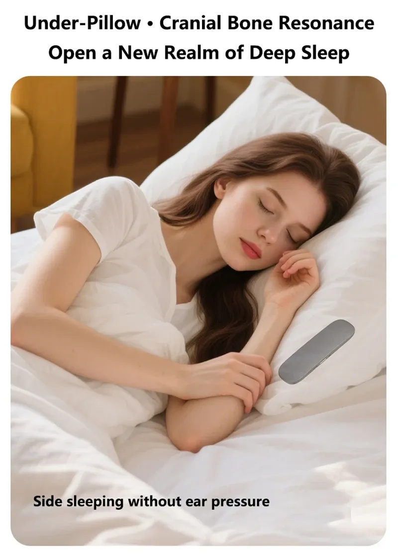 Haut-parleur à conduction osseuse en situation d'utilisation