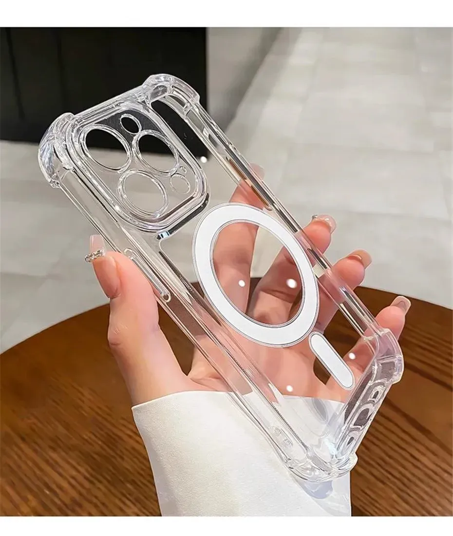 Détail du design transparent de la coque